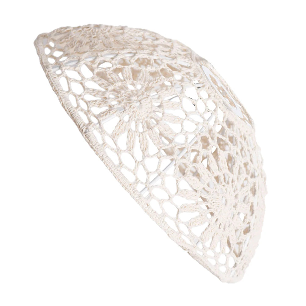 Abat-Jour Suspendu Bohème en Macramé – Suspension Tissée en Corde de Coton Naturel
